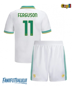 AS Roma Evan Ferguson #11 Echipament de Fotbal Replică 2025-26 Copii Treilea (+ Șorturi)